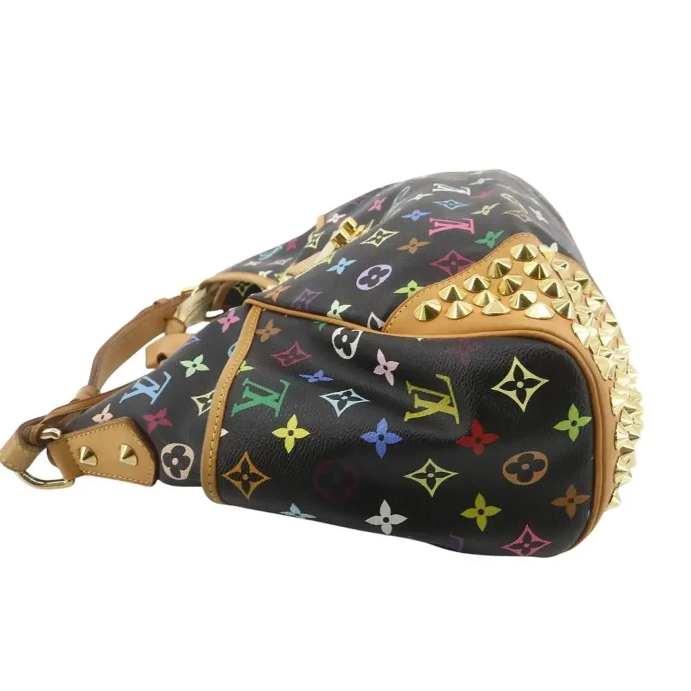 Louis Vuitton Multicolor Bag Chrissie Monogram Studded shoulder Vintage Murakami - Picture 7 of 16